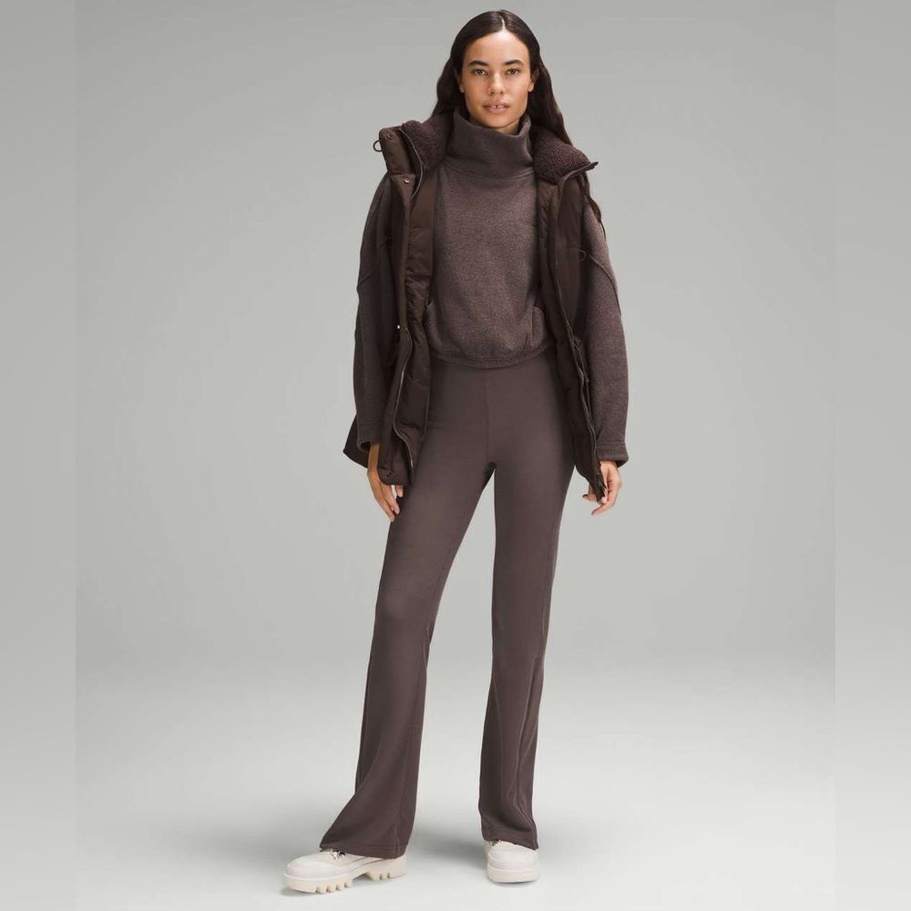 Lululemon Brushed Softstreme Ribbed Zip Flared Pant 32.5"